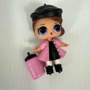 LOL Surprise Posh Tot Series 2 Chill Out Club 3" MGA Doll w/ Hat Bottle Skates